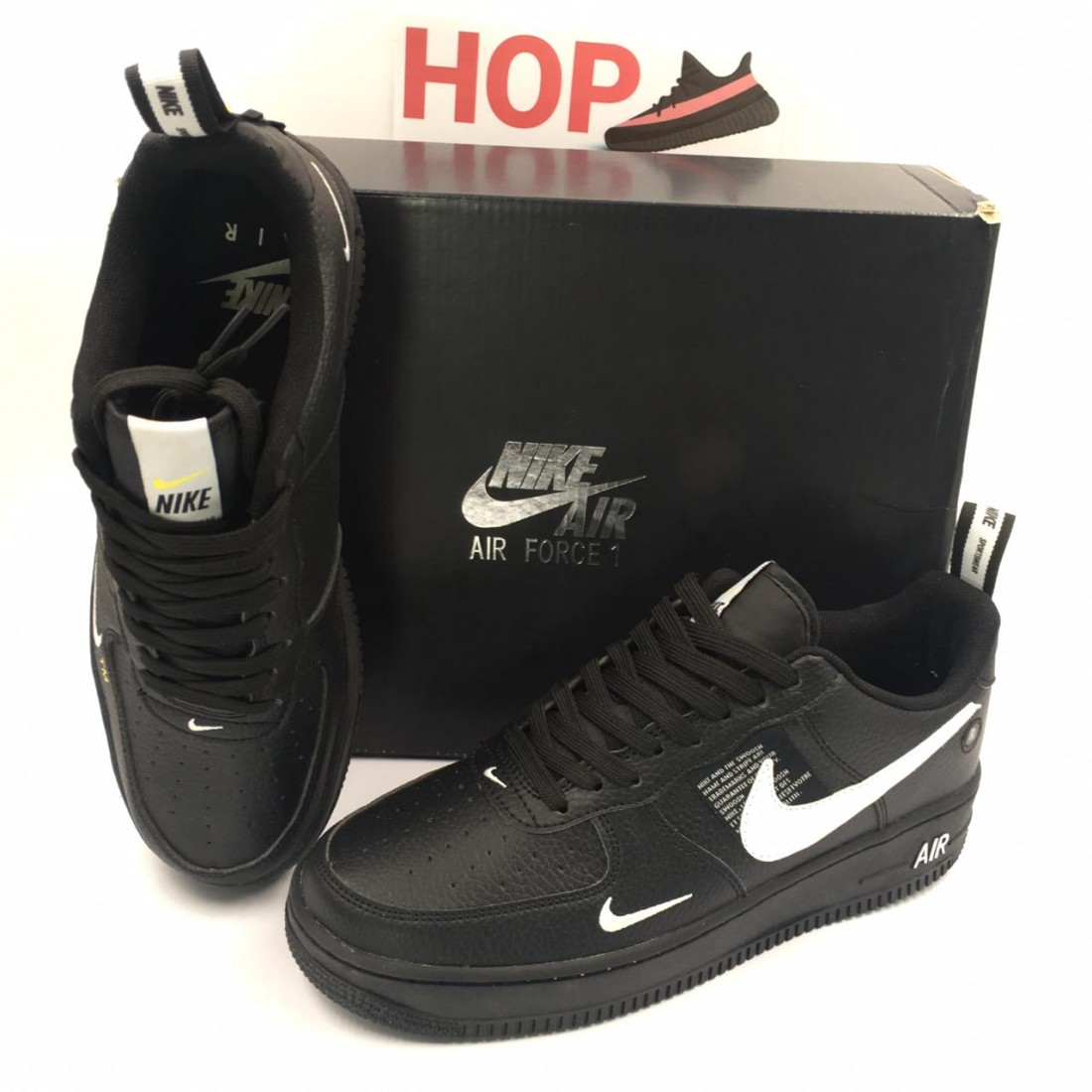 air force 1 lv8 utility black mens